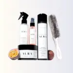 pack signature Ritual Do Cabelo avec sérum leave-in shampoing aura et brosse cheveux anti casse