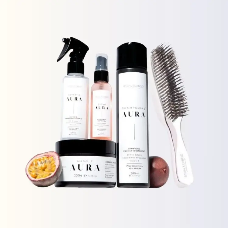 pack-signature-ritual-do-cabelo pack signature Ritual Do Cabelo avec sérum leave-in shampoing aura et brosse cheveux anti casse